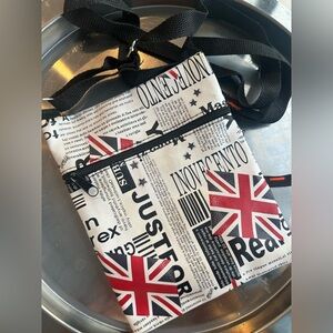 Union Jack Print Crossbody Bag